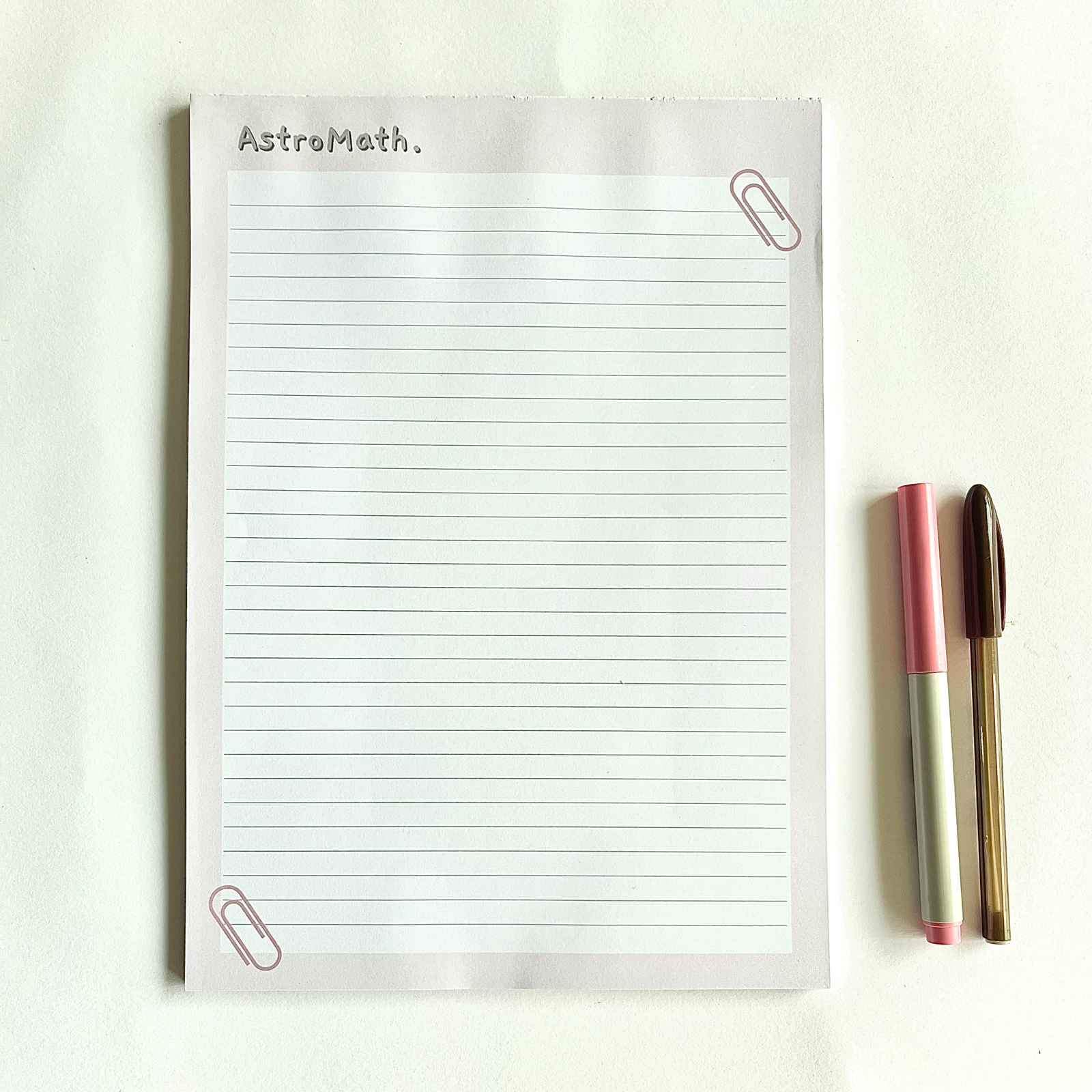 Lined Notepad
